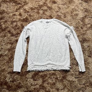 Vineyard Vines Sweater Womens Small White Long Sleeve Shirt Cashmere